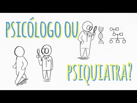 Vídeo: Diferença Entre Psicologia E Psiquiatria