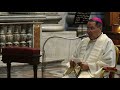 Rosary praying for the end of the coronavirus pandemic from St. Peter&#39;s Basilica 22 July 2021 HD