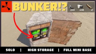 Best Mini Bunker of 2022: Rust Solo Stability Bunker Base *NO Raised Foundations* Updated Gulliver