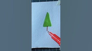 Easy tree drawing #art #artclass #easydrawing #drawing #drawingideas #painting
