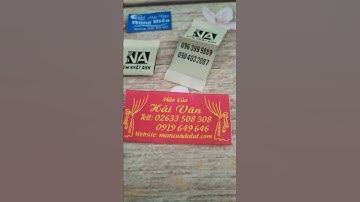 Nhãn mác cho Rèm, màn, chăn, ga, gối, đệm.