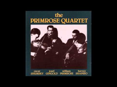 Primrose Quartet - Brahms: String Quartet in B Flat Major, Op. 67 [Complete]