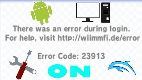 How to fix Wiimmfi Error Code 23913 on Dolphin