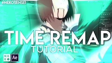 How to Time Remap in After Effects For Edits - Amv Tutorial #Nekosensei