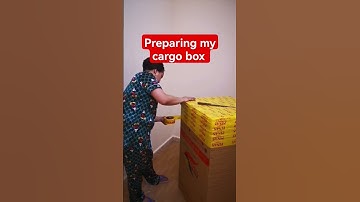 preparing my cargo box #cargobox #shorts #pinascargo#buhayofw #abudhabi