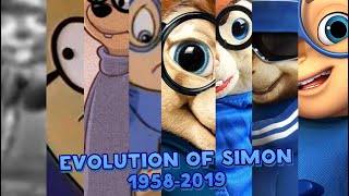 Evolution of Simon 1958-2019 from Alvin and The Chipmunks Evolution of Simon 1958-2019 from Alvin and The Chipmunks