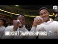 Giannis & Milwaukee Bucks Celebrate First NBA Championship Ring Ceremony Since 1971 🙏