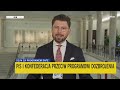 Tusk: maski opadły. PiS i Konfederacja przeciwko ustawie wdrażającej program SAFE