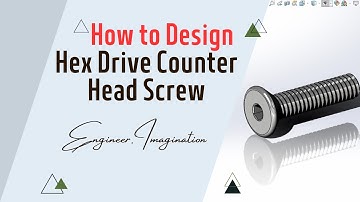 Hex Drive Counter Head Screw | @Engineer.Imagination| #solidworks #shorts #trending #viral #3d
