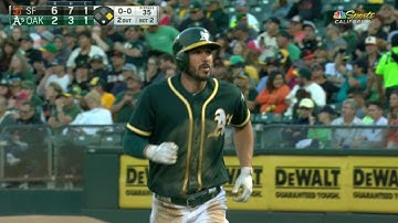 SF@OAK: Joyce brings home Chapman on a sacrifice fly