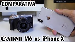 iPhone X vs cámara de fotos | Comparativa