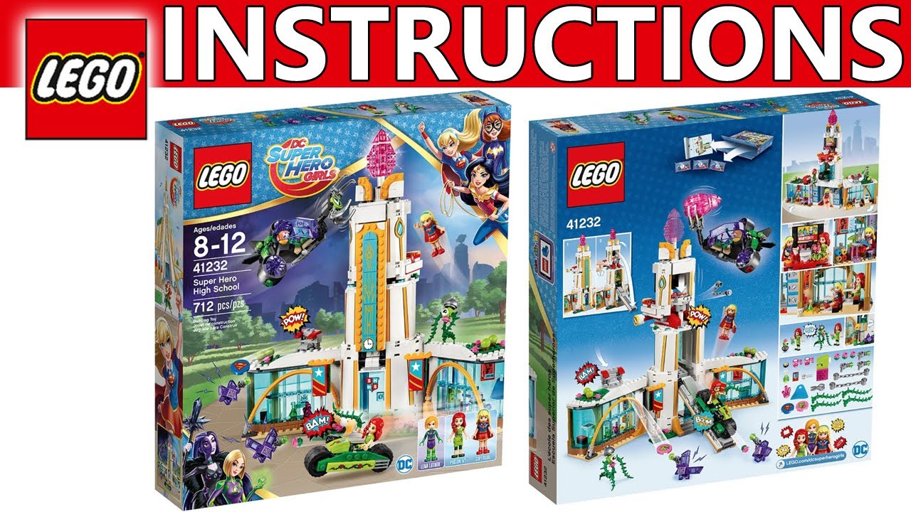 How to Build LEGO 41232 Super Hero High School | LEGO DC Instructions