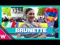 Brunette (Armenia) @ Eurovision 2023 Turquoise Carpet Opening Ceremony | Interview
