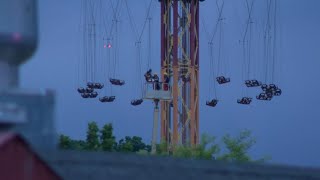 Eureka firefighters recount racing storms to rescue family trapped on Six Flags ride