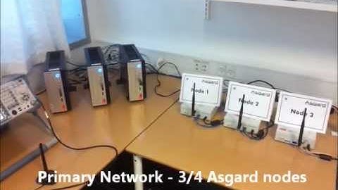 Joint experiment Asgard - Iris platforms: networks coexistence