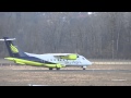 Take off Dornier 328 - Mountain View of the Swiss Alps