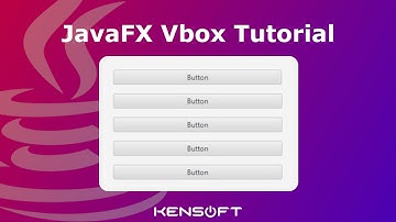 JavaFX Vbox Tutorial for beginners