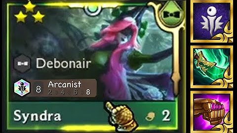 8 Arcanist + VIP 3 star Syndra ⭐⭐⭐ Carry | TFT Set 6