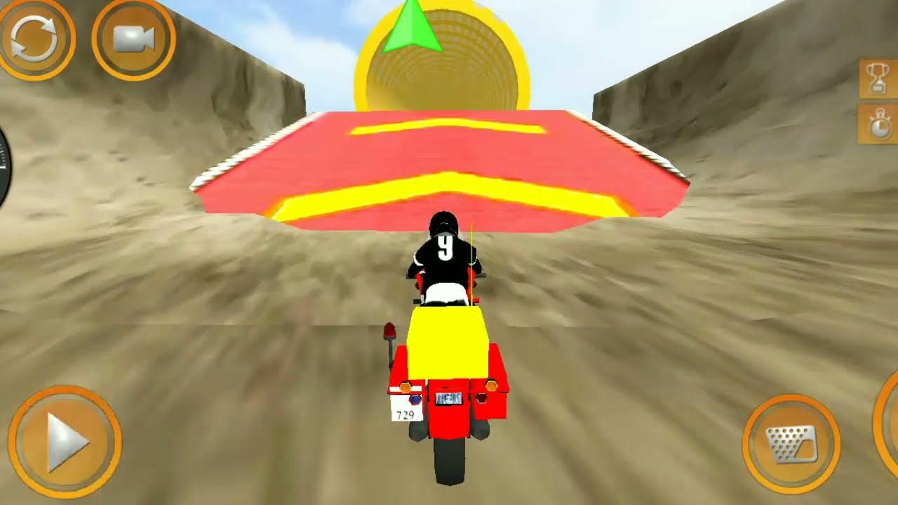 Impossible Bike Stunts Game, you must have a real motorbike मोटर बाइक मेघा रैंप 2021