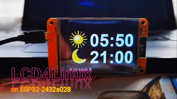 marxy's musing on technology: ESP32 with 2.8 inch LCD display