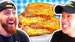 Who Can Cook The Best GRILLED CHEESE?! *TEAM ALBOE FOOD COOK OFF CHALLENGE* by ChadWithaJ 321,448 views 2 years ago 26 minutes