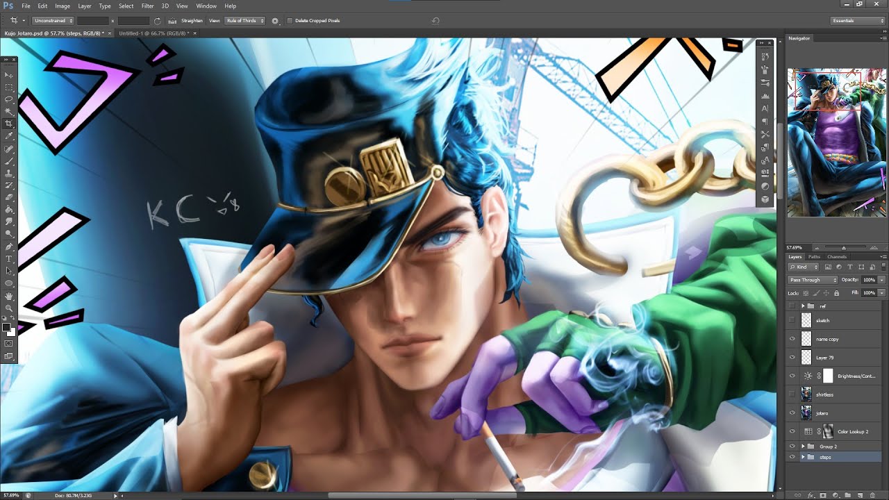 Kujo jotaro by sakomoto, 3D