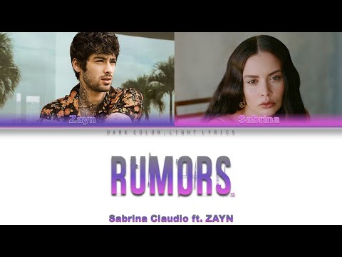 Sabrina Claudio ft. ZAYN 'Rumors' Lyrics [Color Coded ENG_ESP]