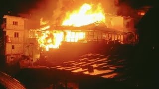 malana caught fire huge destruction 