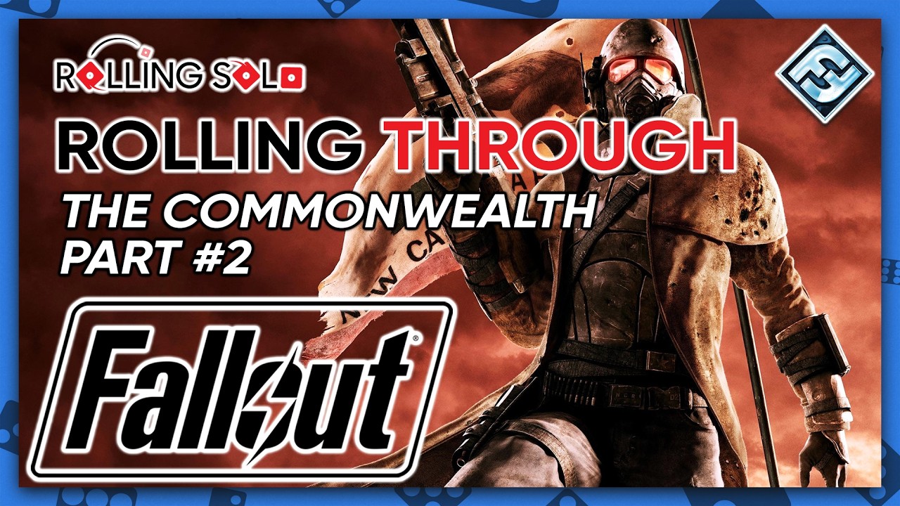 Fallout: The Board Game w/ Atomic Bonds & New California | Solo Playthrough | Part #2