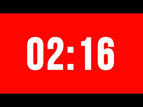 2 Minute 16 Second Timer With Alarm Without Music