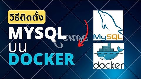 วิธีการติดตั้ง database mysql บน docker