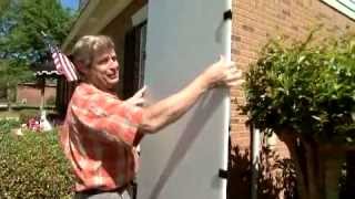 Lightweight Plastic Storm Shutters for Your Home Visit http://todayshomeowner.com for more videos like this one! Allen Lyle from DannyLipford.com shows you an alternative to heavy