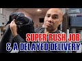 Late delivery became a super rush job  embroidery time s10vlog 32