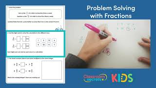Year 5 Problem Solving with Fractions Answer Video