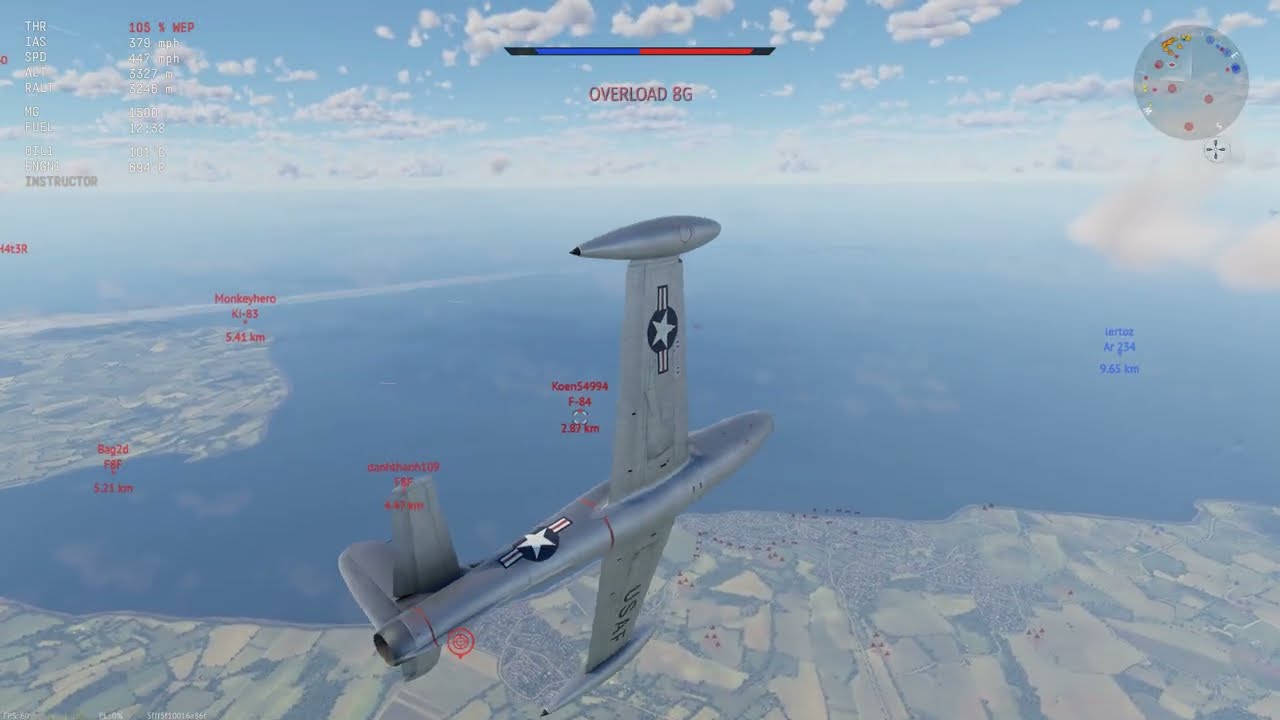 F-84B-26  13 and 0  Britain  (AB)