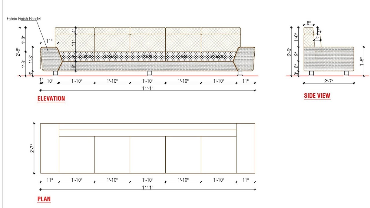 Modern Sofa Design With Plan How To