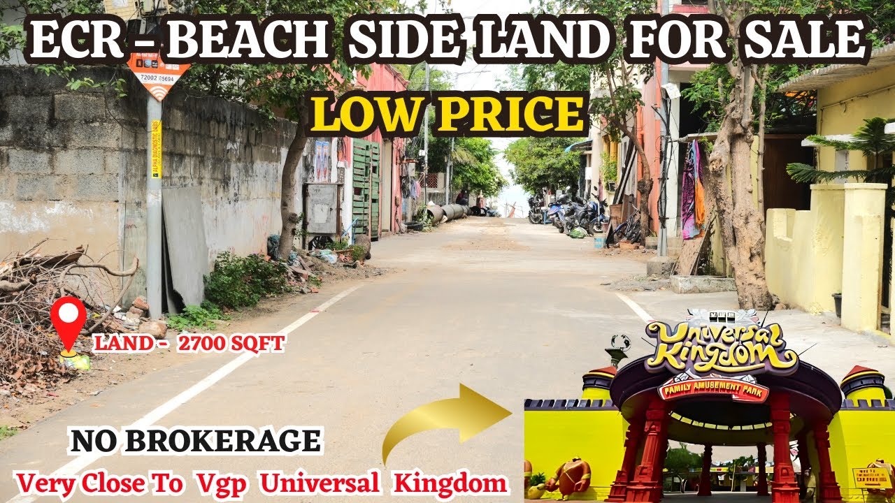 Chennai - ECR Beach Side Property For Sale | Urgent Sale | Direct Owner | 