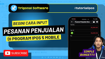 Begini Caranya Buat Pesanan Penjualan di IPOS 5 Mobile #tutorialipos #aplikasitoko