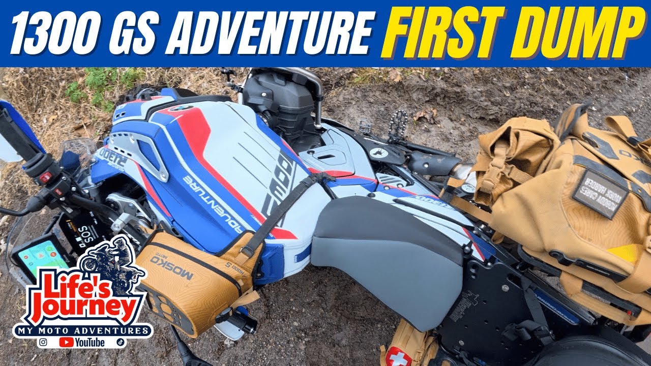 Мой 1300 GSA совершил свою первую уборку.