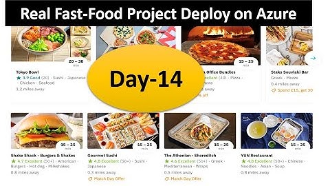 Online Fast-food Delivery Project in ASP.NET CORE | Day-14