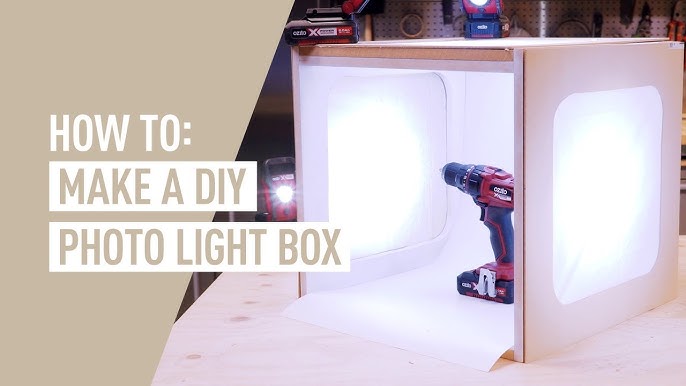 DIY Light Box for Photography - Craftfoxes