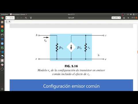 Analisis AC del BJT modelo re parte 1-UTB - YouTube