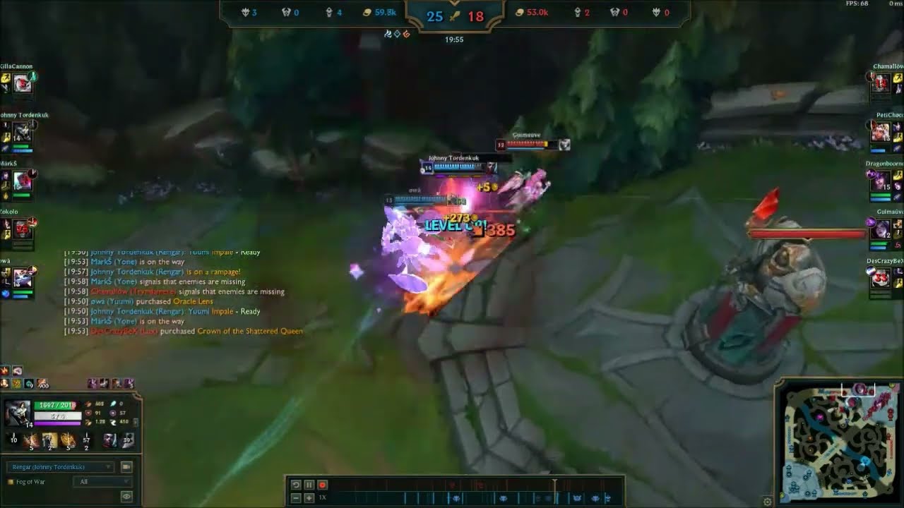 Ultimate Spellbook Rengar and Yuumi with Ekko ult and Skarner ult.