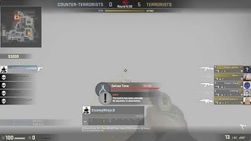 CSGO ninja defuse 1vs5