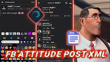 Facebook woman post xml file ⚡ new attitude xml 💖 boys FB attitude xml ✨ Facebook attitude xml