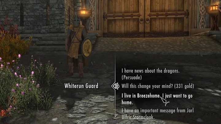 I can't believe Bethesda added this dialog option. Skyrim Anniversary Edition