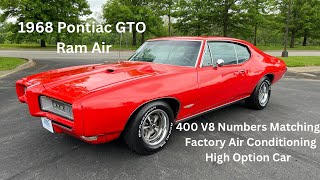 *FOR SALE* $58,500.00 1968 Pontiac GTO Ram Air