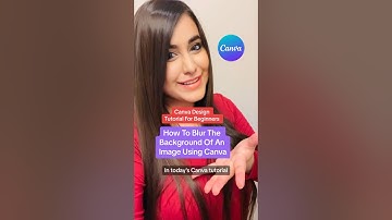 Canva Tutorial - How To Blur The Background Of An Image Using Canva! #canvatutorial #canvahacks