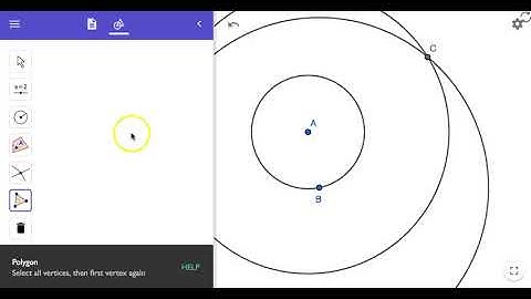 Using the SLIDER & CIRCLE WITH CENTER AND RADIUS Tools: GeoGebra Beginner Exercise 13
