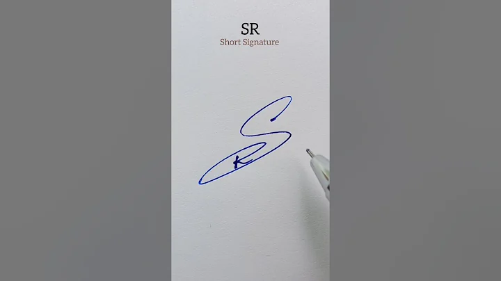 SR short signature #signature #satishcalligraphy #shorts